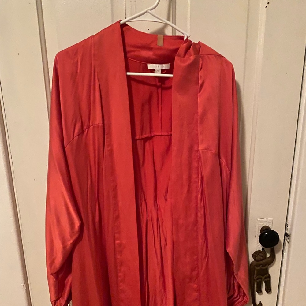 Lunya silk robe L/XL Hot pink !